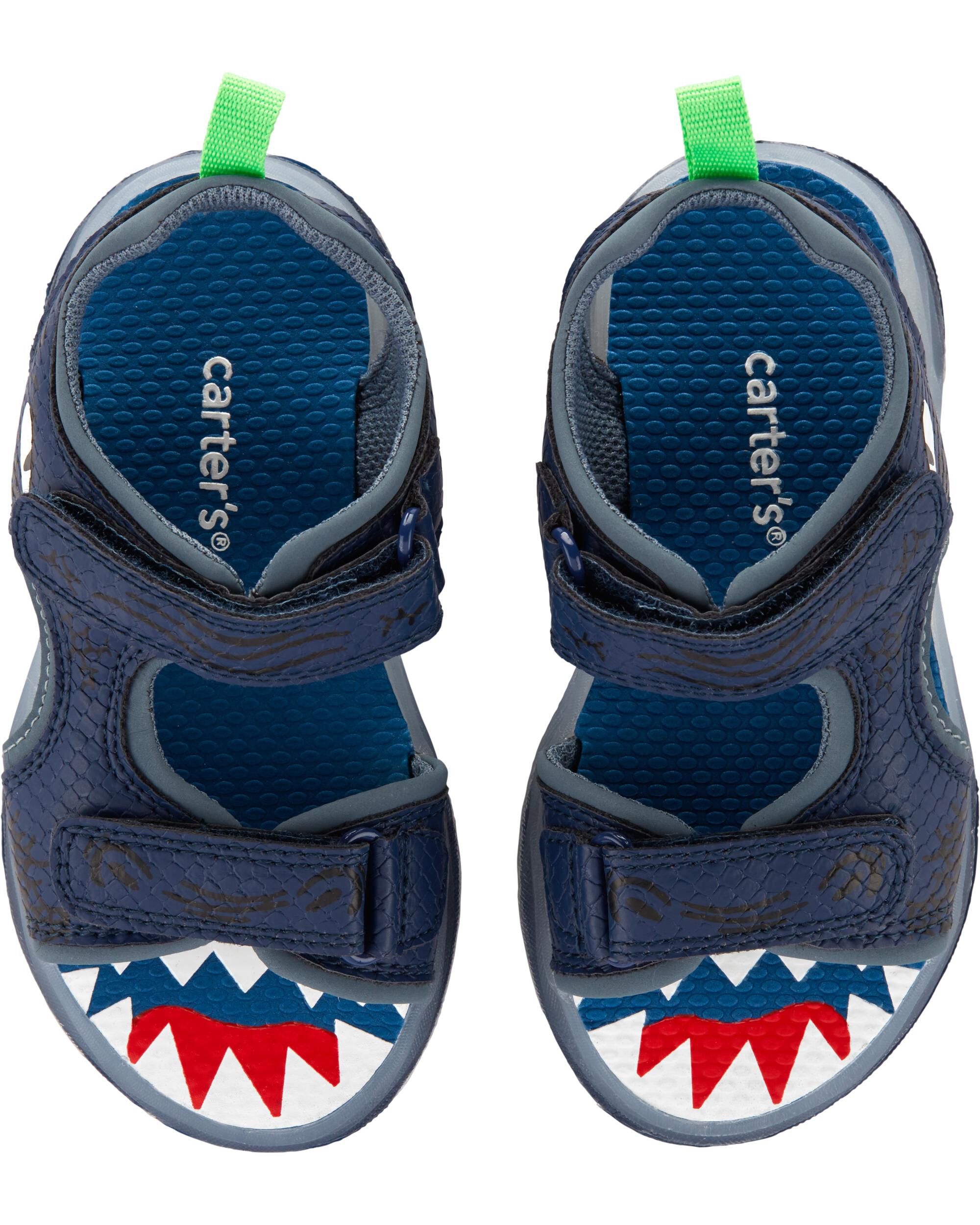 Shark Light-Up Sandals | carters 