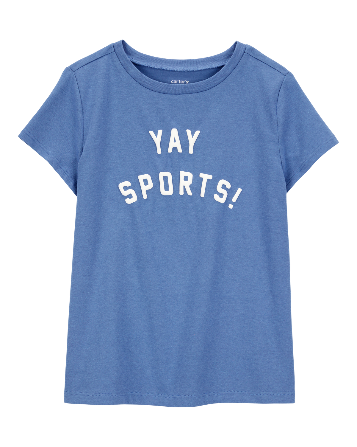 carter's Girls Yay Sports Short-Sleeve Graphic Tee - Blue