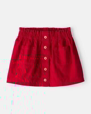 Toddler Girl Pull-On Flare Pants - Red