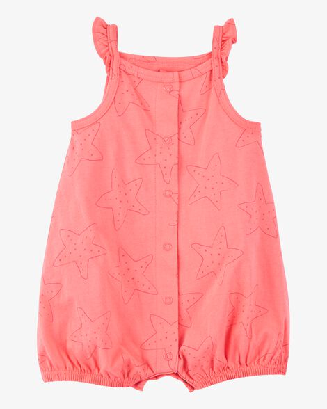  Product image 1 of Baby Starfish Snap-Up Cotton Romper