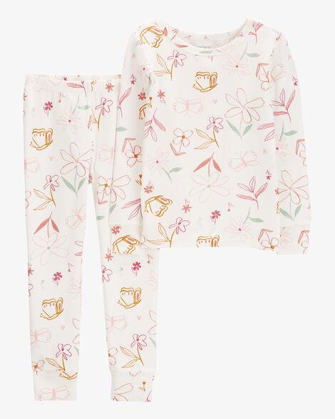 Product image 1 of Baby 2-Piece Floral PurelySoft Pajamas