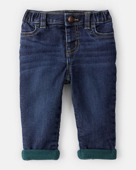 Baby Boy Dark Wash Jeans - Blue
