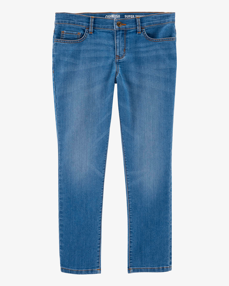 Kid Medium Blue Wash Plus-Fit Skinny-Leg Jeans