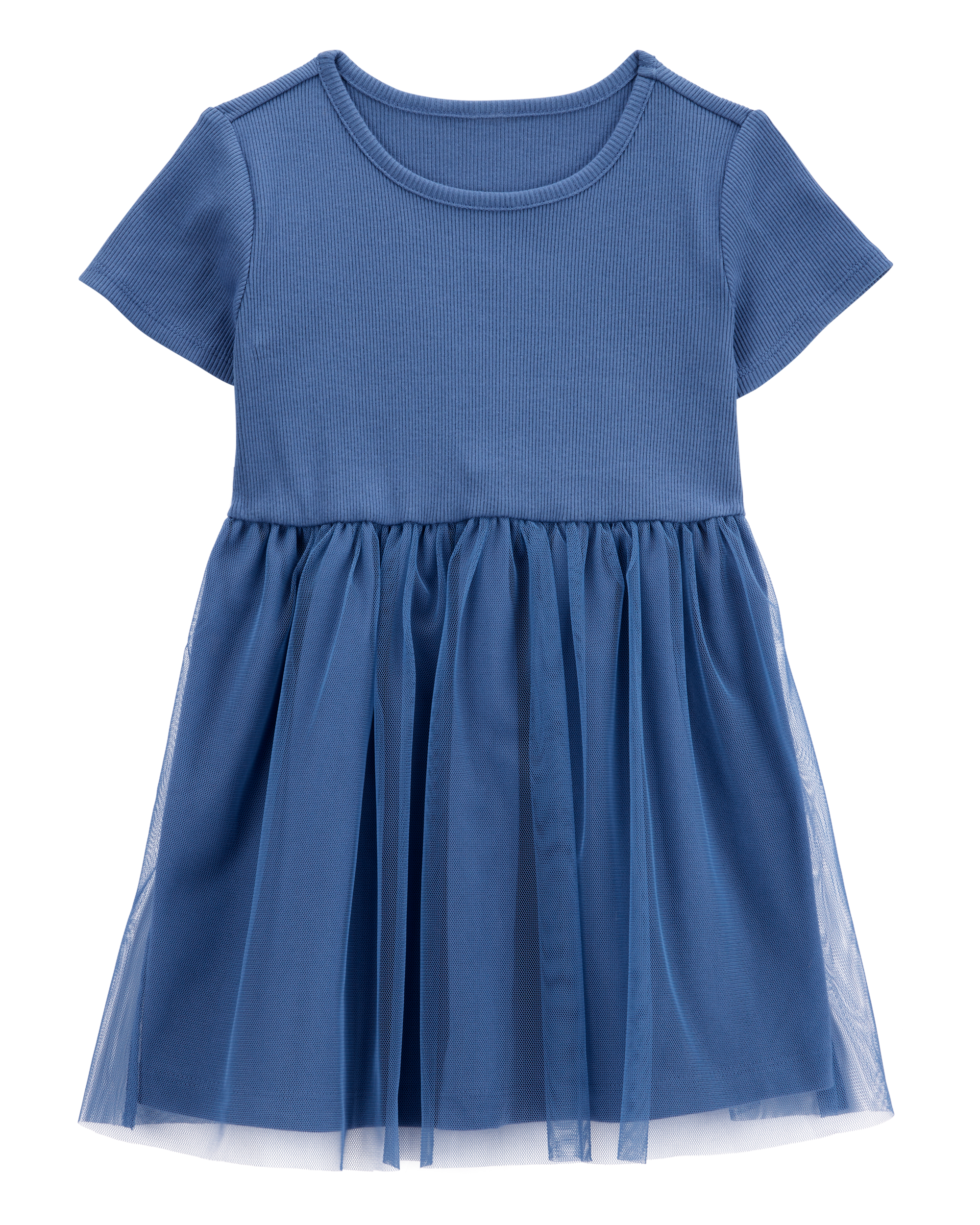 Toddler Solid Short-Sleeve Dress