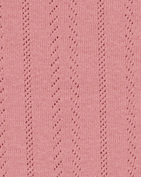  Product image 2 of Kid 2-Piece Pointelle Tee & Butterfly Maxi Skirt Set - Pink