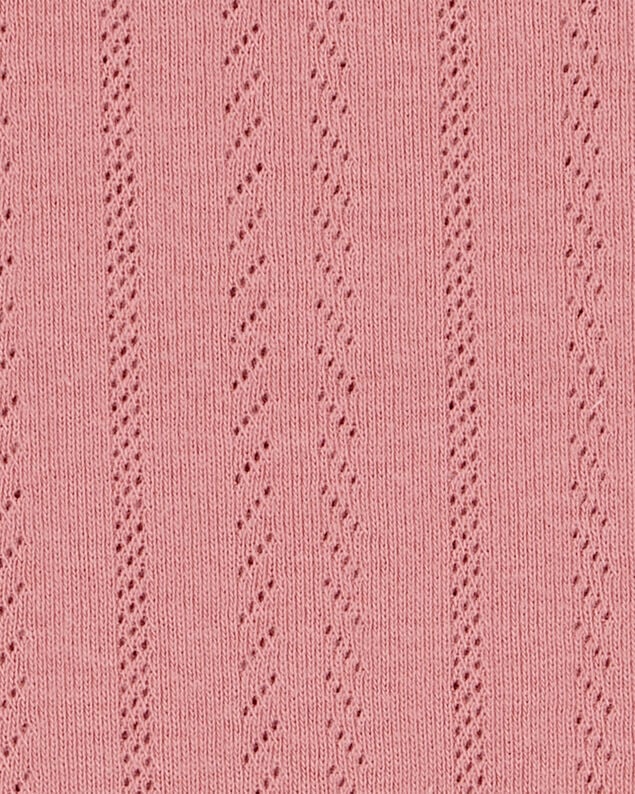 Product image 2 of Kid Pointelle Baby Tee - Pink
