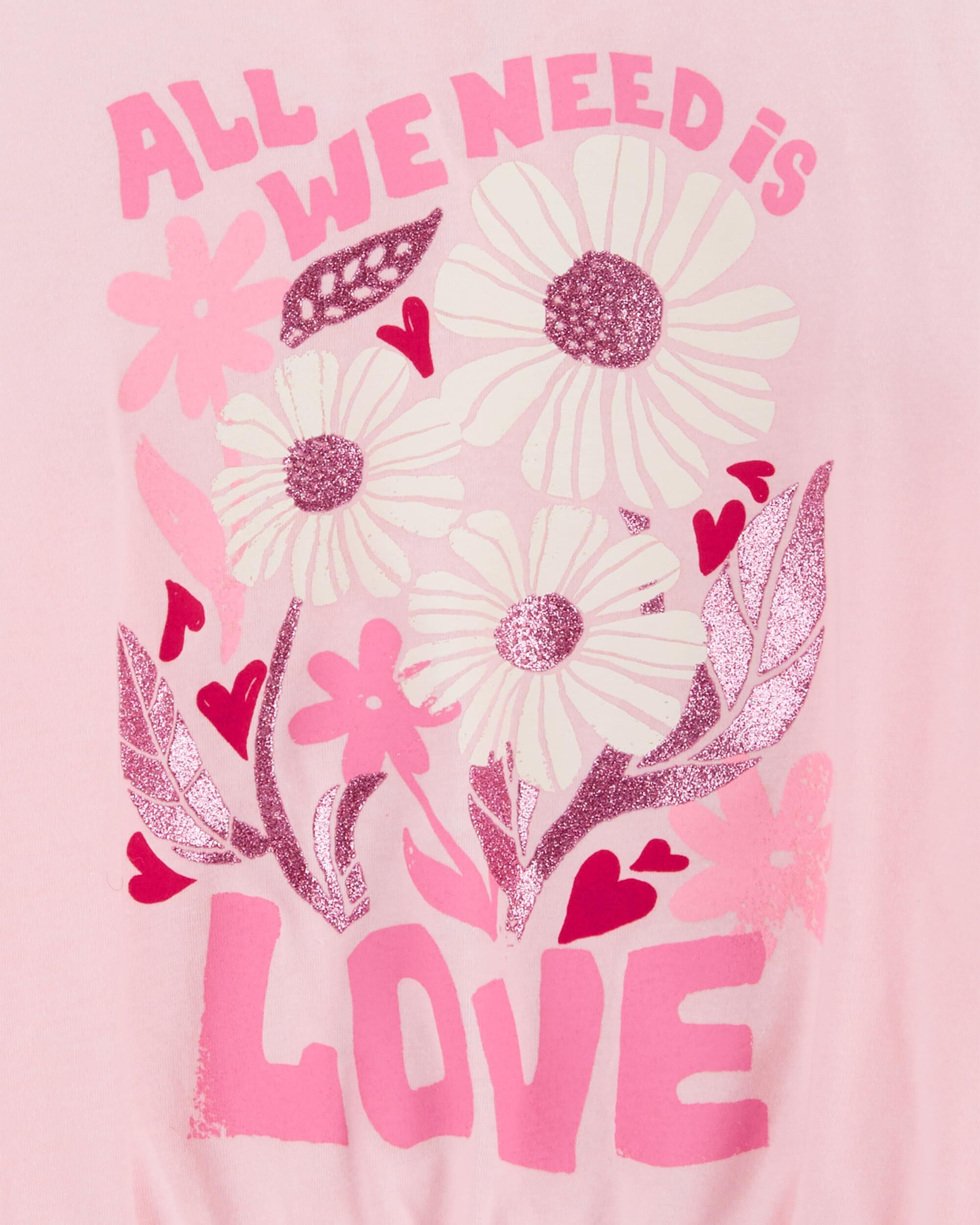 Kid Girl Knit Long-Sleeve Fashion Top - Pink