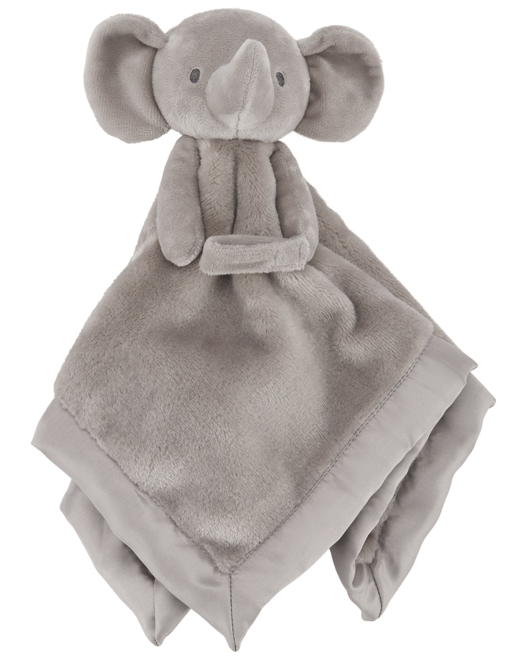 Carters pink elephant security blanket top
