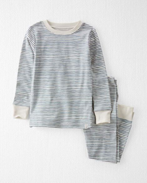 Toddler Organic Cotton Pajamas Set in Stripes