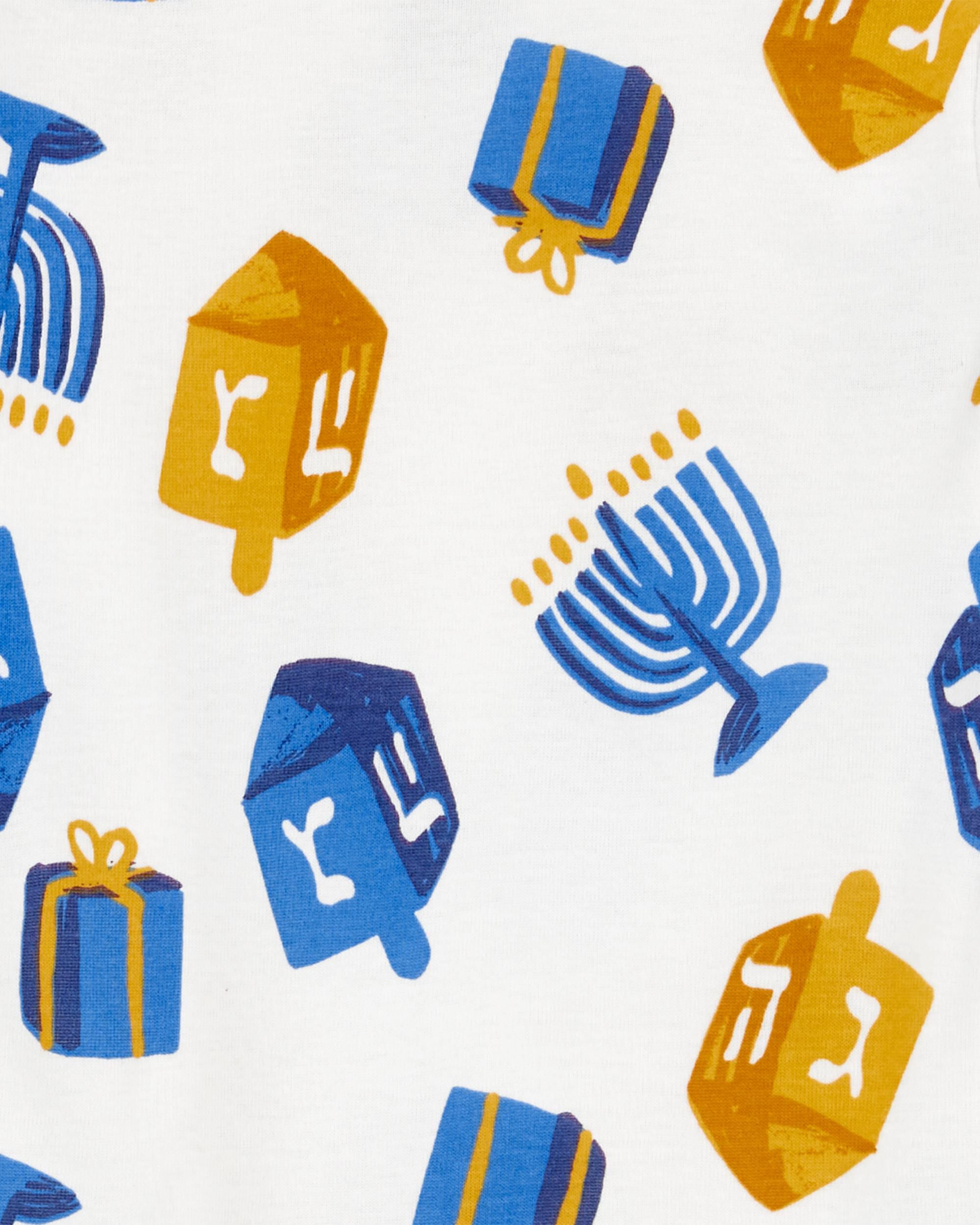 Baby 2 Piece Hanukkah 100 Snug Fit Cotton PJs