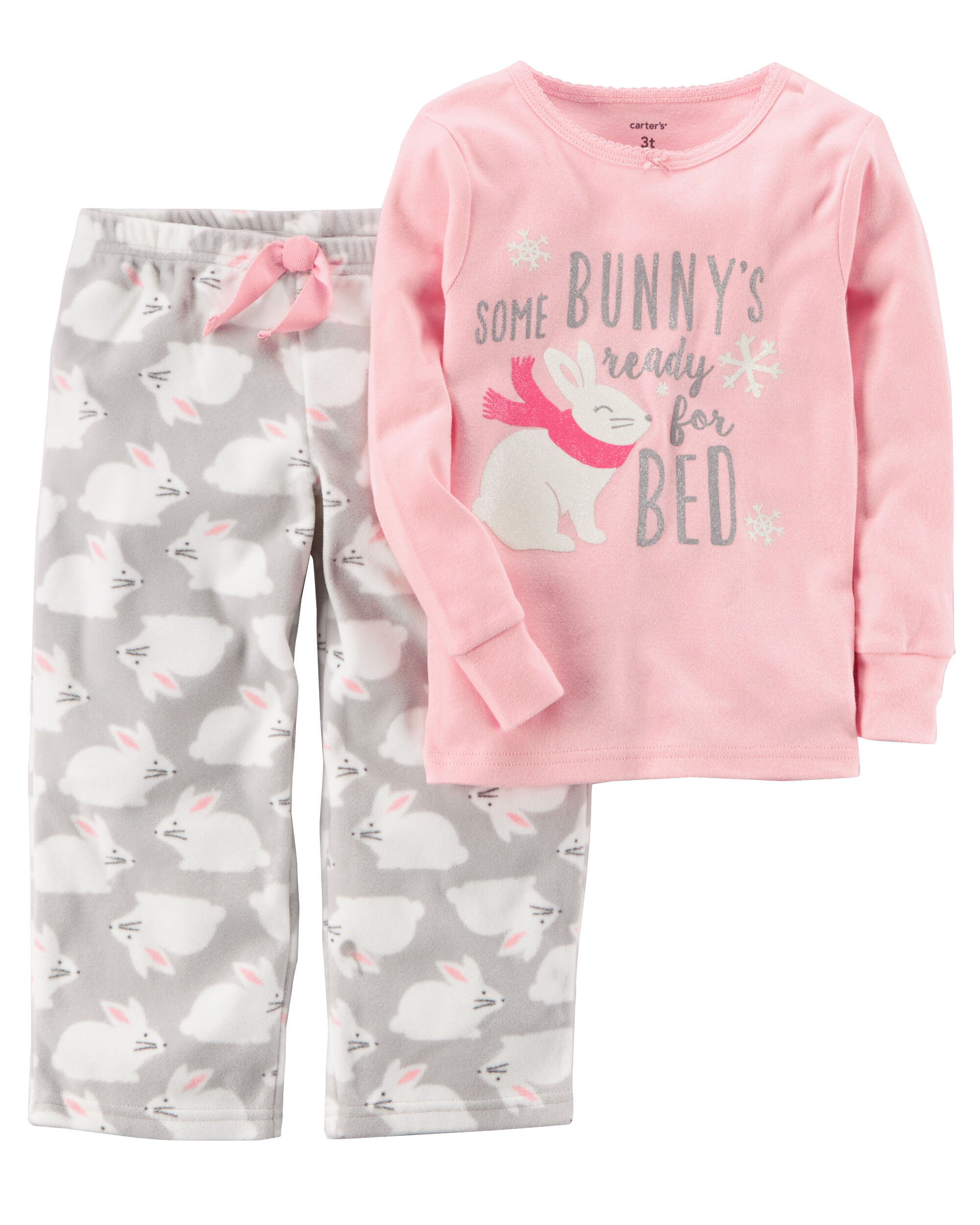 carter's 2 piece fleece pajamas