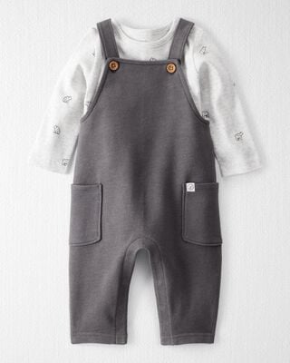 Baby 2-Piece Organic Cotton Sweater Knit Set in Stripes