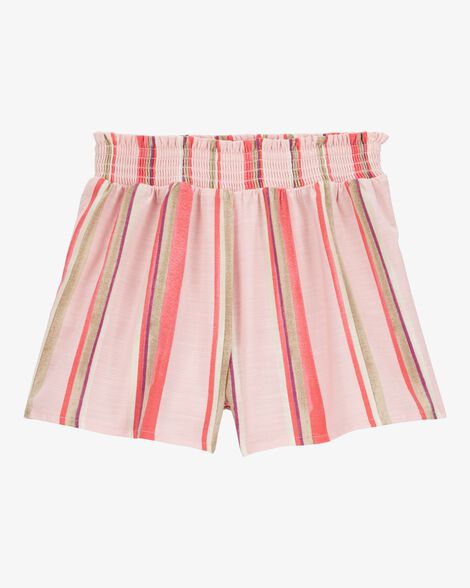  Product image 2 of Kid Striped Linen Look-Alike Flowy Pull-On Shorts