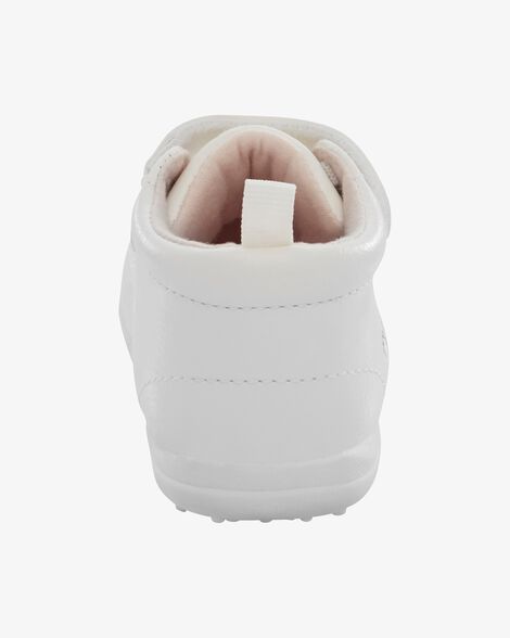  Product image 3 of  Every Step® First Walker Floral High-Top Sneakers - White