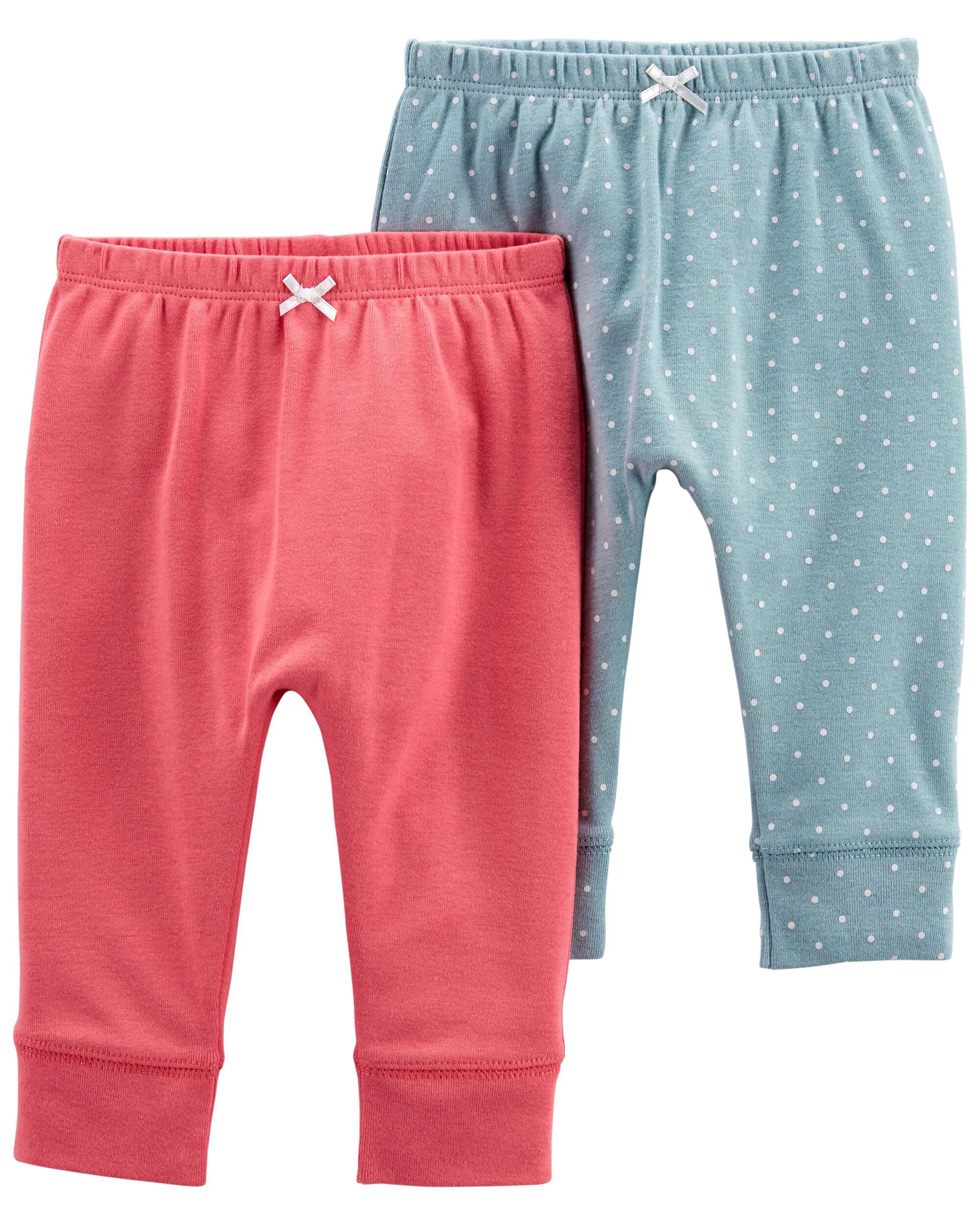 Details about   Carter’s Baby Girls’ 2-pack Pants Set 6M And 18M Sets Available 