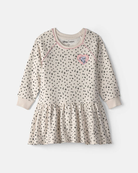 toddler girl disney© 101 dalmatians long-sleeve dress