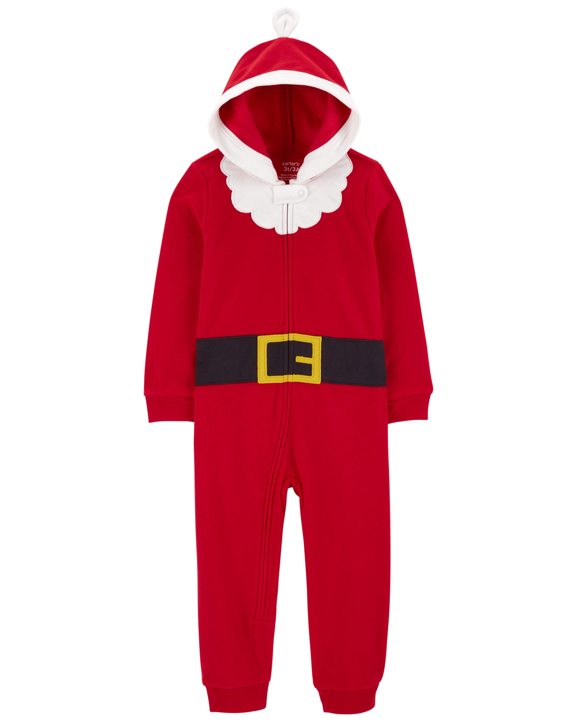 Toddler 1 Piece Santa Fleece Costume Pajamas Carter s Carter s