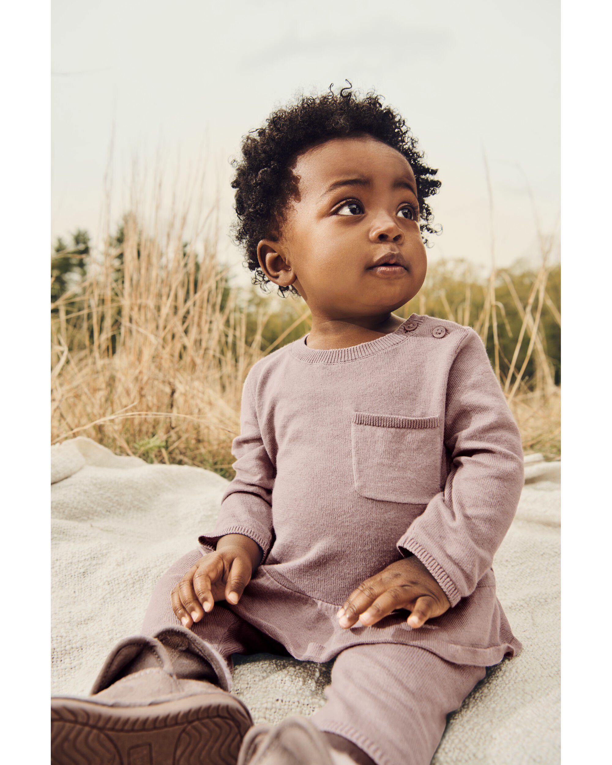 Baby Organic Cotton Sweater Knit 2 Piece Set Little Planet Carter s
