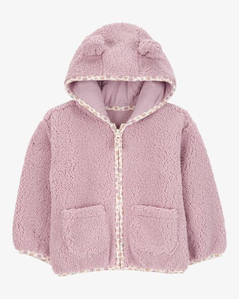  Product image 1 of Toddler Zip-Up Sherpa Hooded Jacket