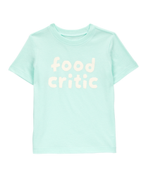 Toddler Food Critic Graphic Tee