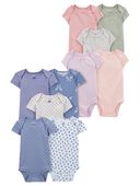 Multi - Baby 10-Pack Short-Sleeve Bodysuits, Selected
