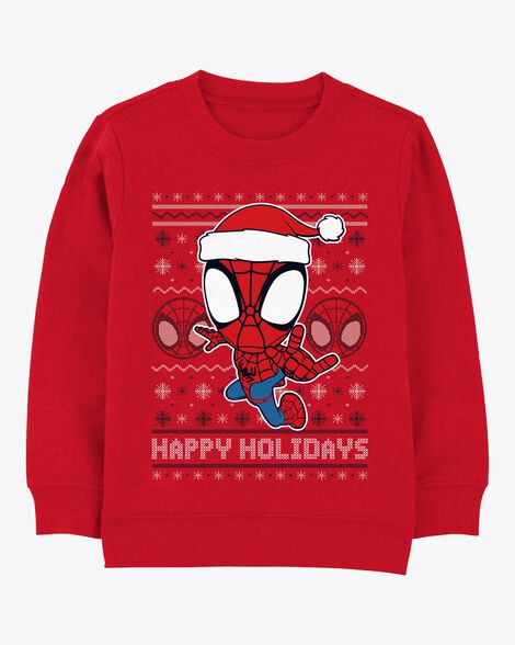  Product image 1 of Toddler Spider-Man Christmas Pullover