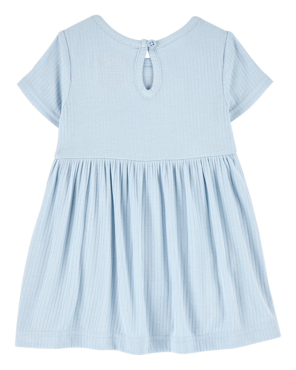 新作グッ Baby Solid PurelySoft Bodysuit Dress -Blue - Carter's | Carter's トップス