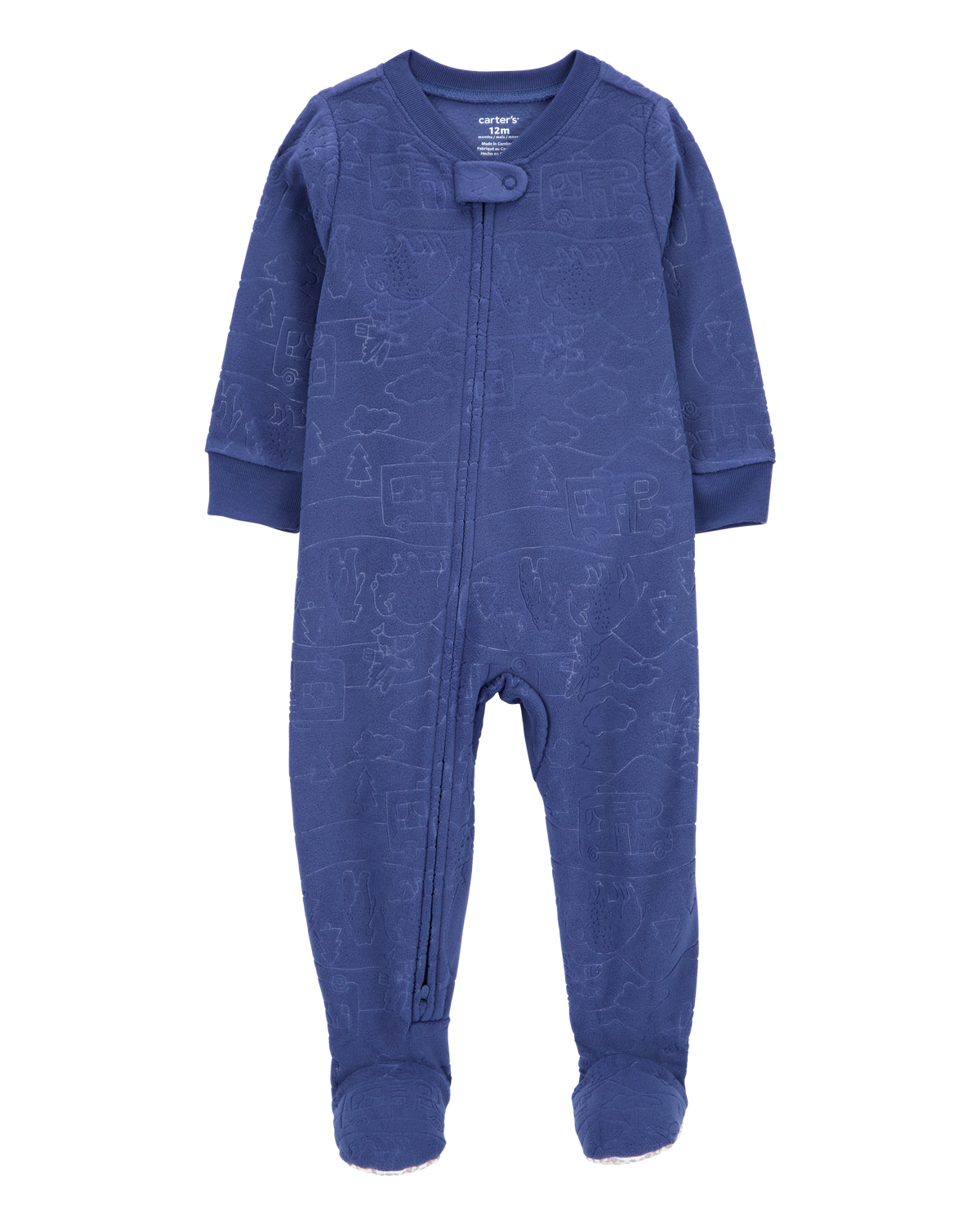 Baby 1 Piece Camper Fleece Footie Pajamas Carter s Carter s