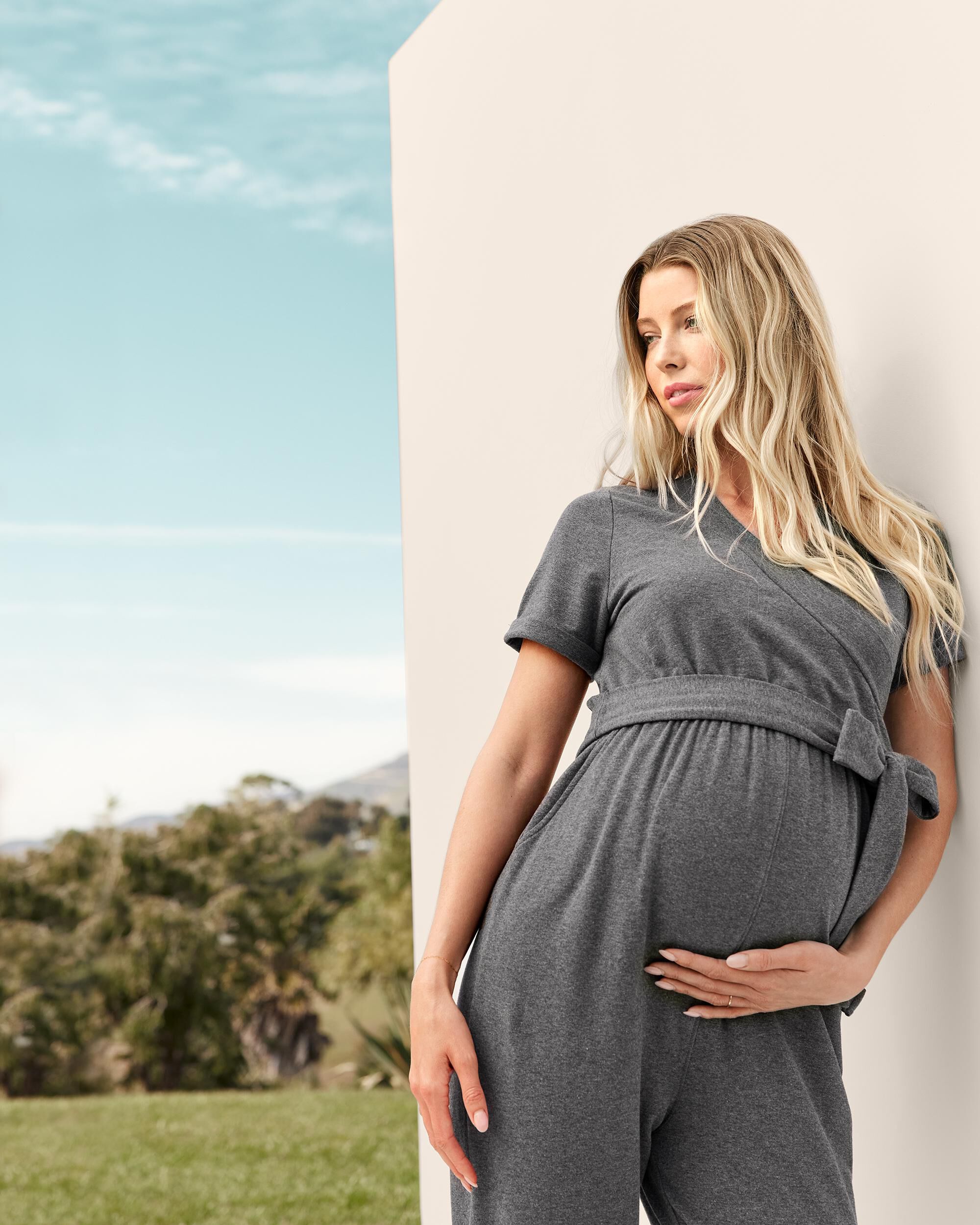 Women's maternity jumpsuit discount