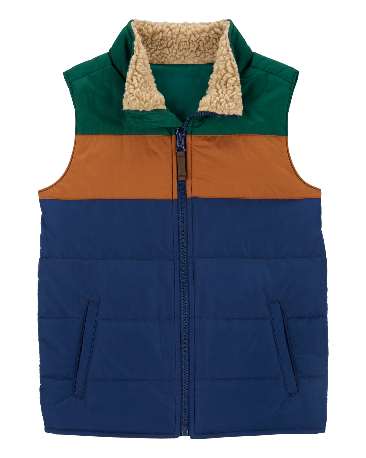 Zip up puffer vest shop