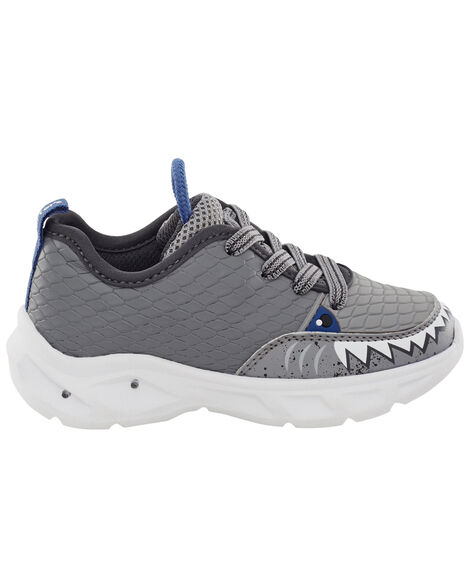 Product image 3 of Toddler Shark Light-Up Sneakers