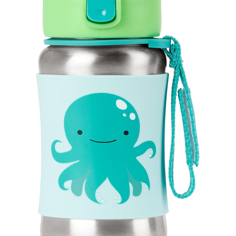 ZOO Stainless Steel Straw Bottle - Octopus