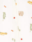 Ivory - New York City Print Footie 1-Piece PurelySoft Pajamas - Ivory, Selected