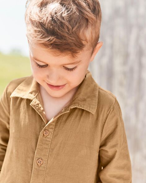  Product image 4 of Toddler Organic Cotton Corduroy Jumpsuit
