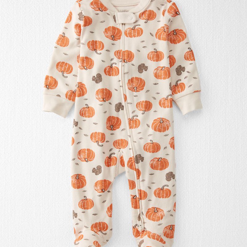 Organic Cotton Pumpkin Print Sleep & Play