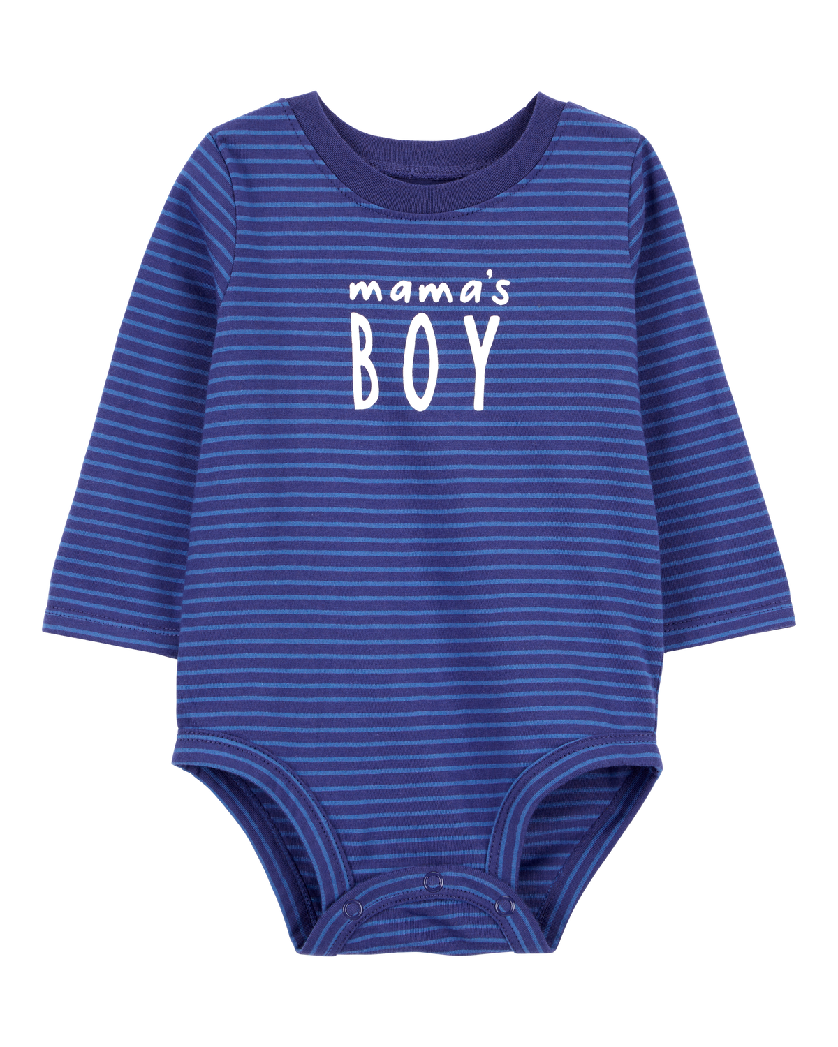 mamaページ Baby 'Mama's Boy' Striped Collectible Bodysuit - Carter's