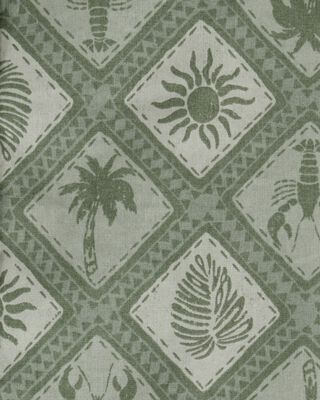 Product image 2 of Baby Tile Print Button-Down Shirt - Green