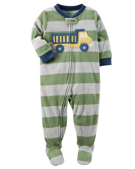 1-Piece Construction Fleece PJs