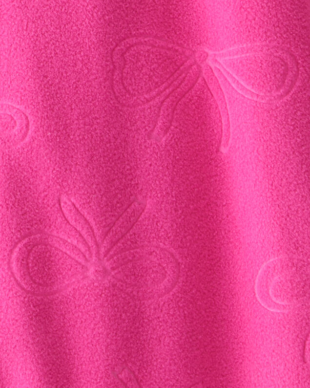 Toddler Girl Ballet Print 100% Cotton Long-Sleeve 4-Piece Pajamas - Pink/White