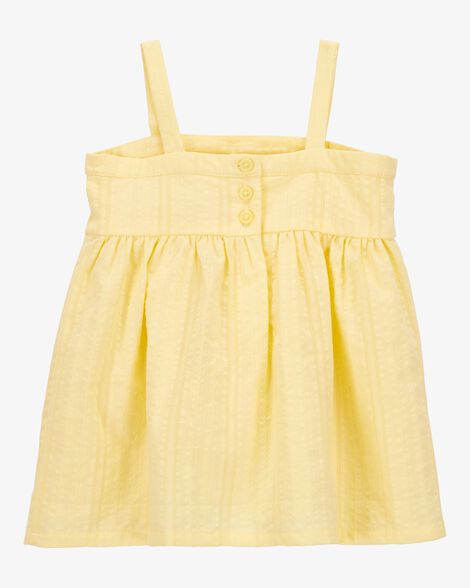  Product image 2 of Baby Seersucker Tank Dress - Yellow