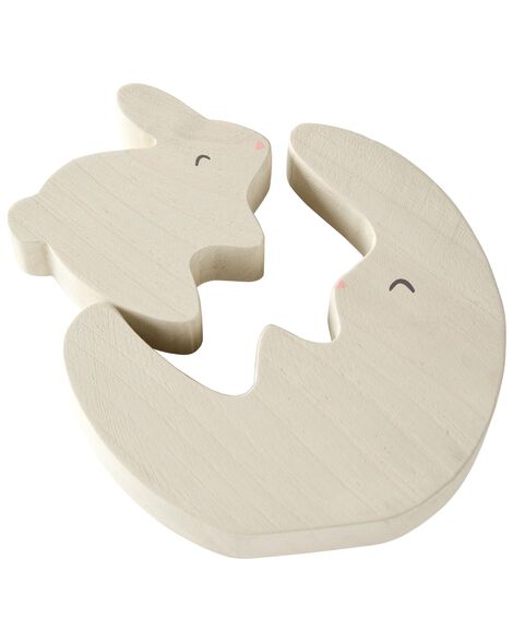  Product image 2 of Baby Little Planet Bunny Wooden Puzzle