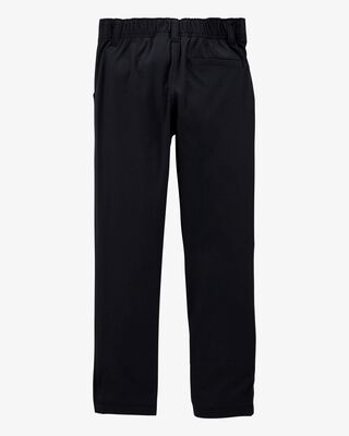Product image 2 of Kid Poplin Pull-On Uniform Pants - Black