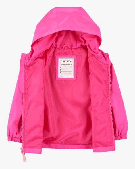  Product image 2 of Toddler Solid Windbreaker Jacket - Pink