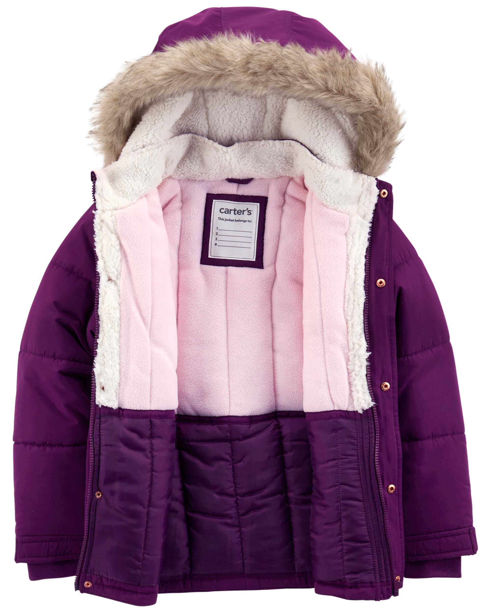 Carters girls coats online