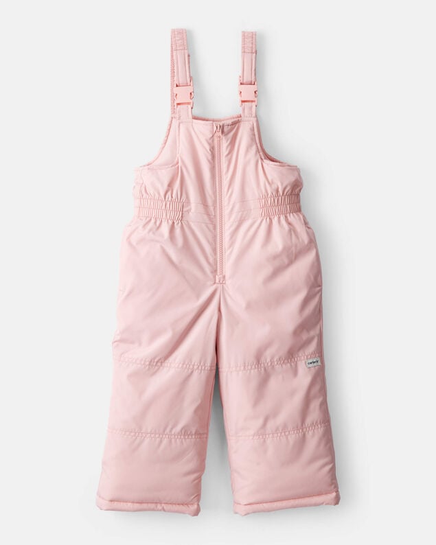 Product image 1 of Toddler Girl Overall Snow Bibs - Pink