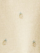 Pineapple Print - Kid 2-Piece Pineapple-Print Set Made with Organic Cotton, Selected