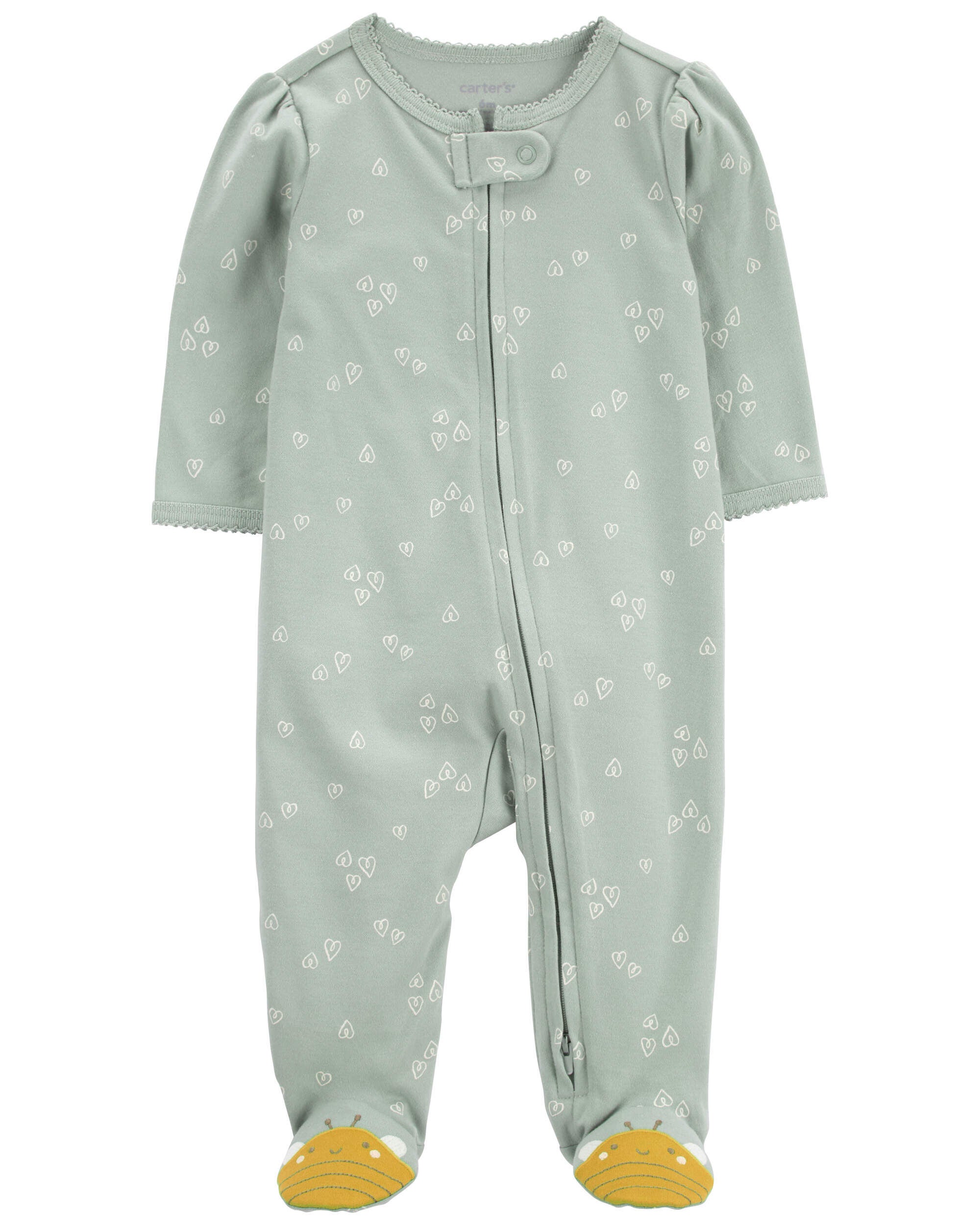 Baby Bee Zip 2 Way Zip Cotton Sleep Play Pajamas Carter s Carter s
