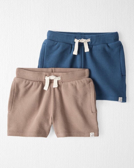  Product image 1 of Toddler 2-Pack Organic Cotton Shorts