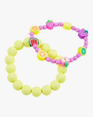 Product image 1 of 2-Pack Fruit Beaded Bracelets