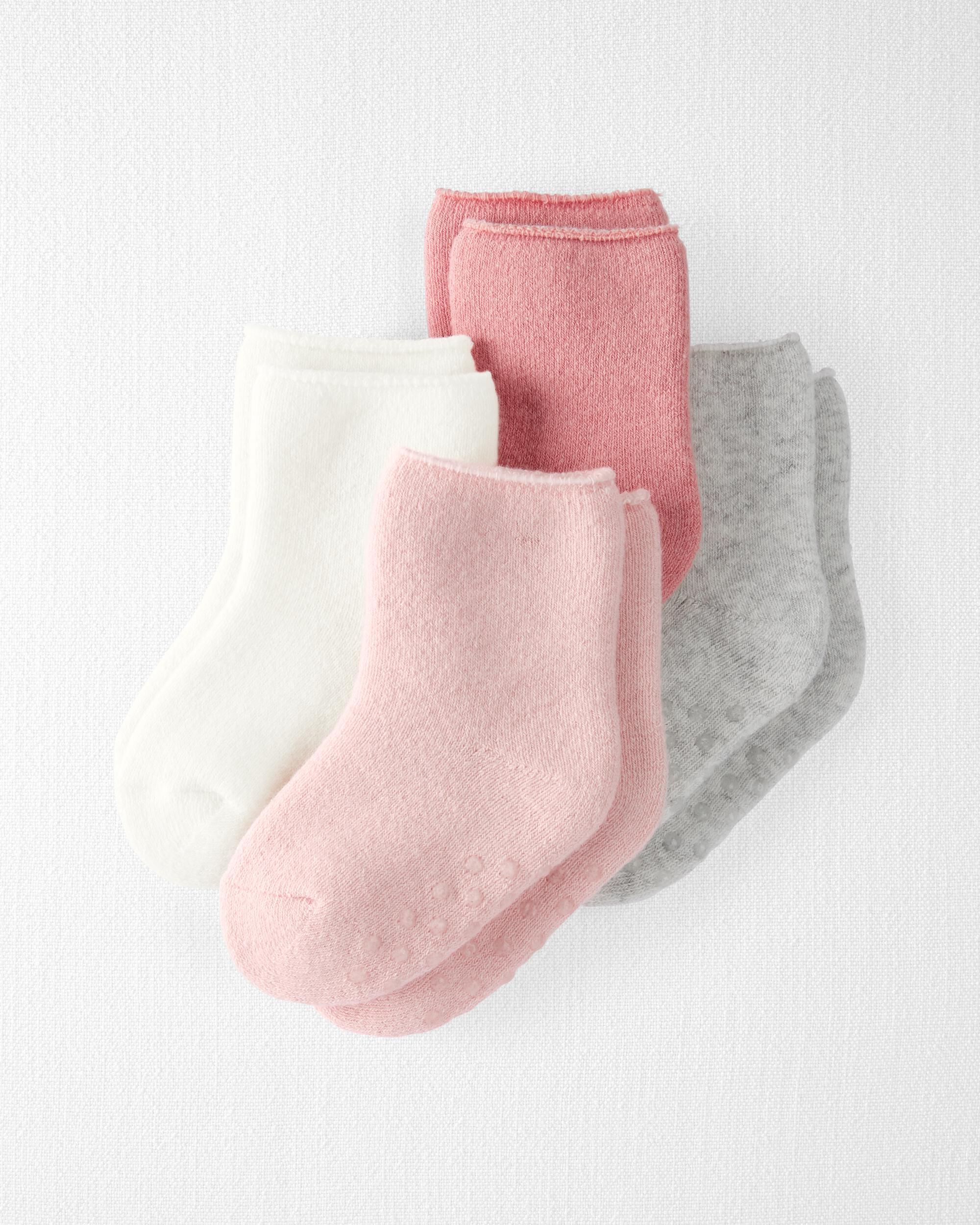 4T/5T Pink/Gray/White Simple Joys by Carters Baby Girls Toddler 12-Pack Socks